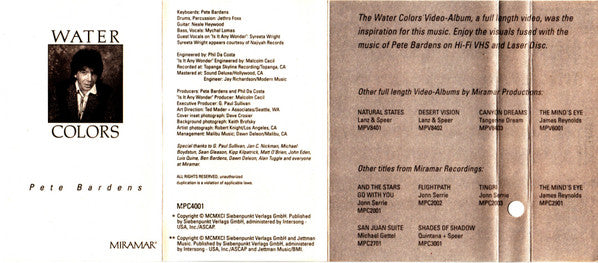 Peter Bardens : Water Colors (Cass, Album, Dol)