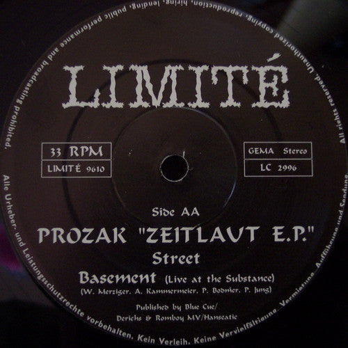Prozak (3) : Zeitlaut E.P. (12", EP)