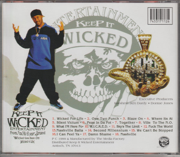 Various : Keep It Wicked Entertainment - Blaze On (CD, Comp)